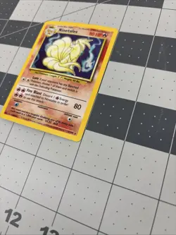 Rare 1999 Holographic Ninetales Pokemon Card #12/102. Wizards - Image 3