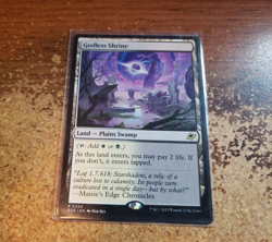 Godless Shrine - Edge of Eternities EOE MTG Magic - Near Mint Rare Shock Land - Image 1