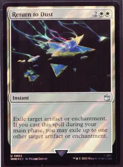 Return to Dust - 802 Surge Foil - MTG Doctor Who - Image 1