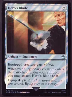 Hero's Blade - 832 Surge Foil - MTG Doctor Who - Image 1