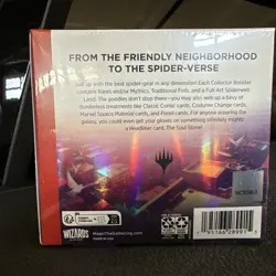Magic: The Gathering Marvel’s Spider-Man Collector Booster Box 12 Packs In Hand - Image 3