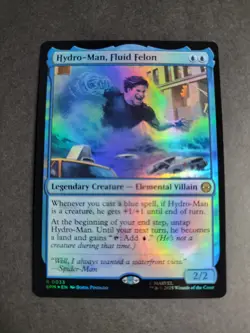 Hydro-Man, Fluid Felon (Foil) Rare MTG Spider-Man - Image 1