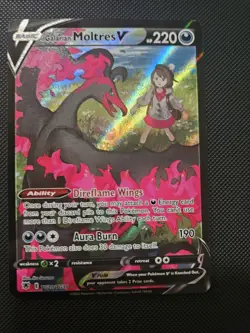 Pokemon TCG Astral Radiance #TG20/TG30 Galarian Moltres V NM - Image 1