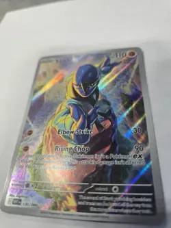 Pokemon Sawk 130/086 Sv: White Flare Illustration Rare MINT TCG - Image 2