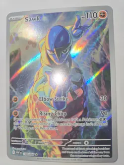 Pokemon Sawk 130/086 Sv: White Flare Illustration Rare MINT TCG - Image 3
