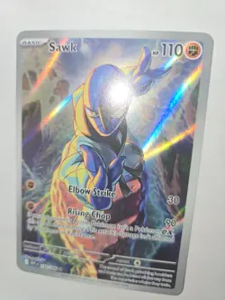 Pokemon Sawk 130/086 Sv: White Flare Illustration Rare MINT TCG - Image 5