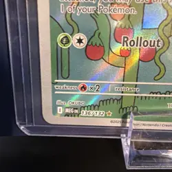 Shuckle 136/132 - Mega Evolution Pokemon Illustration Rare Holo NM - Image 3