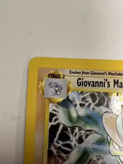 GIOVANNI'S MACHAMP POKEMON GYM CHALLENGE HOLO RARE 6/132 WOTC - Image 3