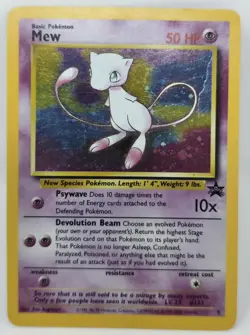 Mew #9 Holo Black Star Promo Rare Vintage 2000 Pokemon TCG US SELLER 🇺🇸 - Image 1
