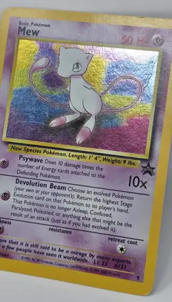 Mew #9 Holo Black Star Promo Rare Vintage 2000 Pokemon TCG US SELLER 🇺🇸 - Image 3