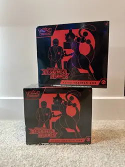Pokemon TCG Destined Rivals ETB Elite Trainer Box Sealed Lot of 2 - Image 1