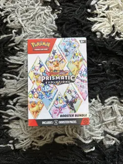 Pokemon TCG Prismatic Evolutions Booster Bundle (6 Packs) Brand New Sealed - Image 1