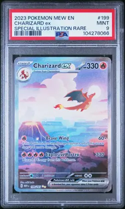 PSA 9 - Charizard ex 199/165 Special Illustration Rare - 2023 Pokemon S&V EN 151 - Image 3