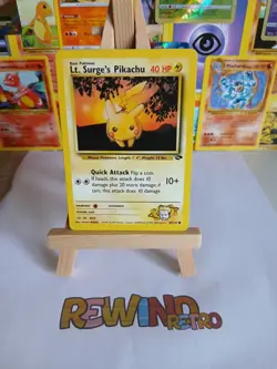 Pokemon TCG Lt. Surge's Pikachu Gym Challenge 84/132 Regular - Image 1