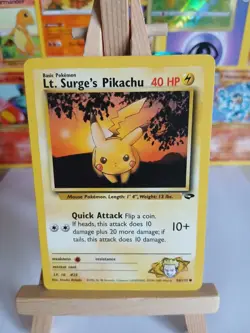 Pokemon TCG Lt. Surge's Pikachu Gym Challenge 84/132 Regular - Image 2