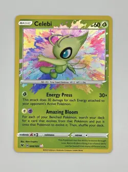 Pokemon TCG Celebi Amazing Rare 009/185 Vivid Voltage Mint Condition - Image 2