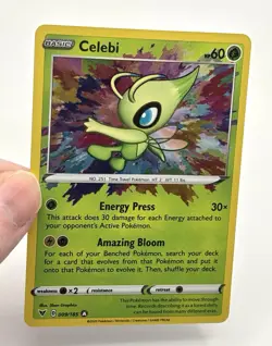 Pokemon TCG Celebi Amazing Rare 009/185 Vivid Voltage Mint Condition - Image 3