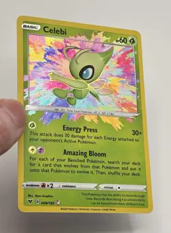 Pokemon TCG Celebi Amazing Rare 009/185 Vivid Voltage Mint Condition - Image 5