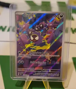 2024 POKEMON TEF EN-TEMPORAL FORCES ILLUSTRATION RARE #177 GASTLY - Image 1