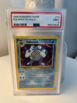 PSA 9 1999 Pokemon Poliwrath 13/102 Base Set Unlimited Holo Mint 💎 - Image 1