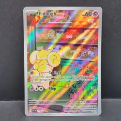 Fidough 213/198 Scarlet & Violet Base Illustration Rare Full Art Pokemon - Image 1