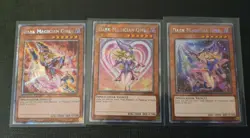 6 Dark Magician Girl Set Platinum Secret Quarter Century Alt Art NM YuGiOh TCG - Image 5