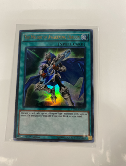 Yu-Gi-Oh! The Melody of Awakening Dragon LCKC-EN028 SECRET RARE 1st Ed. NM - Image 1