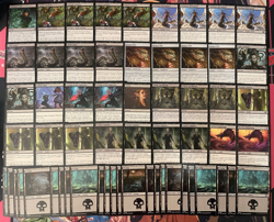 MTG - 60 CARD GORGON SNAKE DEATHTOUCH MATTERS DECK - HOODED BLIGHTFANG, FLAIL - Image 1