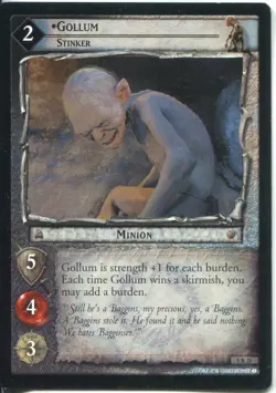 Lord Of The Rings CCG Card BohD 5.R25 Gollum, Stinker - Image 1