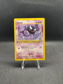 1st Edition Gastly - 65/105 Neo Destiny Pokemon Card Vintage NM/LP - Image 1