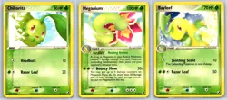 Chikorita/Bayleef/Meganium - EX Unseen Forces 51-52-53/115 Pokemon Card NM - Image 1