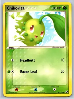 Chikorita/Bayleef/Meganium - EX Unseen Forces 51-52-53/115 Pokemon Card NM - Image 2