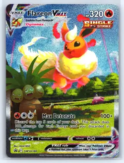 Flareon VMAX SWSH180 SWSH: Sword & Shield Promo Cards Holo MP - Image 1