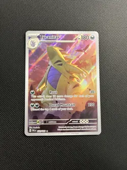 Pokemon TCG Tyranitar Scarlet & Violet Paldea Evolved Holo Card 222/193 IR - Image 1