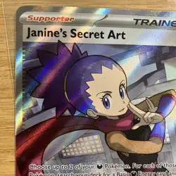 Pokemon TCG Janine's Secret Art Trainer Shrouded Fable Full Art Card 088/064 NM - Image 3