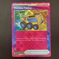 Pokemon Card Precious Trolley 185/191 Surging Sparks Ace Spec Rare NM - Image 1