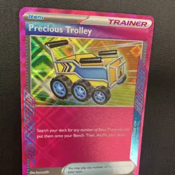 Pokemon Card Precious Trolley 185/191 Surging Sparks Ace Spec Rare NM - Image 3