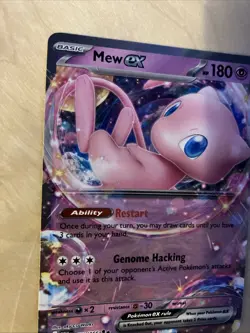 Pokemon Card Psychic Type Mew EX Ultra Rare Scarlet & Violet 151 Set 151/165 NM - Image 5