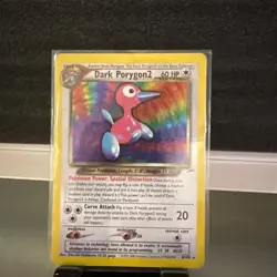 Pokemon Dark Porygon 2 TCG Unlimited Holo Rare Card 8/105 Neo Destiny - Image 1