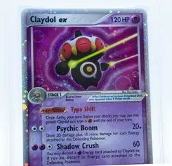 PSA 9 CLAYDOL EX 93/108 Ultra Rare Holo Swirl Ex Power Keepers - Pokemon Card - Image 2
