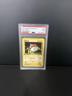 Pokemon Cards: Team Rocket 1st Edition Common: Voltorb 69/82 (PSA 9) - Image 1