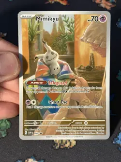 Pokemon Cards Mimikyu SVP075 Full Art ETB Promo - (NM) #3 - Image 2