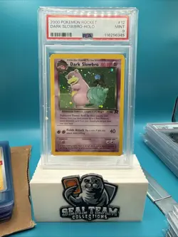 Dark Slowbro 12/82 Team Rocket Holo 2000 Pokemon Card PSA 9 MINT - Image 1