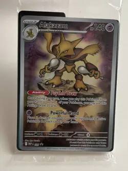 Pokemon Mega Evolution - Alakazam 009 ETB Promo Card - Factory Sealed! New - Image 2