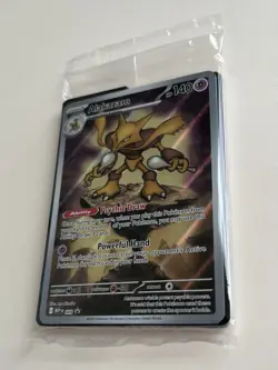 Pokemon Mega Evolution - Alakazam 009 ETB Promo Card - Factory Sealed! New - Image 3