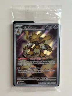 Pokemon Mega Evolution - Alakazam 009 ETB Promo Card - Factory Sealed! New - Image 4