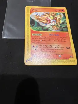 Pokemon Entei 10/147 Aquapolis Rare Non Holo Reader Card - Image 4