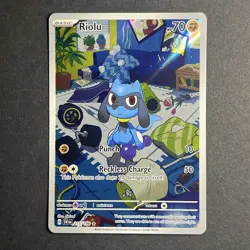 Riolu 215/198SV01: Scarlet & Violet Base Set Holo Card Lot of 2 NM - Image 3