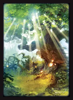 Legion 50 MTG Standard Card Sleeves Deck Protector - Velinov Forest - Image 1