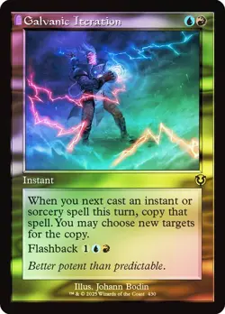 Galvanic Iteration Foil Retro Frame Innistrad Remastered NM MTG - Image 1